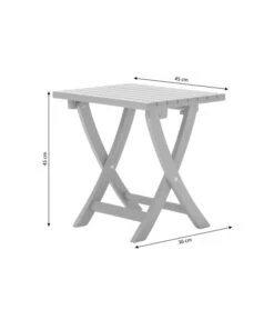 Dehner Klapphocker Stavanger, Ca. B45/H45/T42,6 Cm -Moderne Garten Mobel Geschaft 6666515 WE BG 001 KlapphockerStavanger