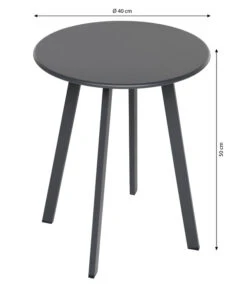 Dehner Kaffeetisch Lian -Moderne Garten Mobel Geschaft 6666705 WE BG 001 BeistelltischLianNEU