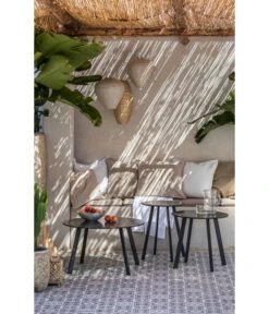 Dehner Kaffeetisch Lian -Moderne Garten Mobel Geschaft 6666721 6666705 6666713 WE MO 002 BeistelltischeLian