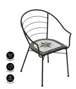 Dehner Mosaiksessel Diana -Moderne Garten Mobel Geschaft 6701809 WE IG 001 SesselDianaseitlich