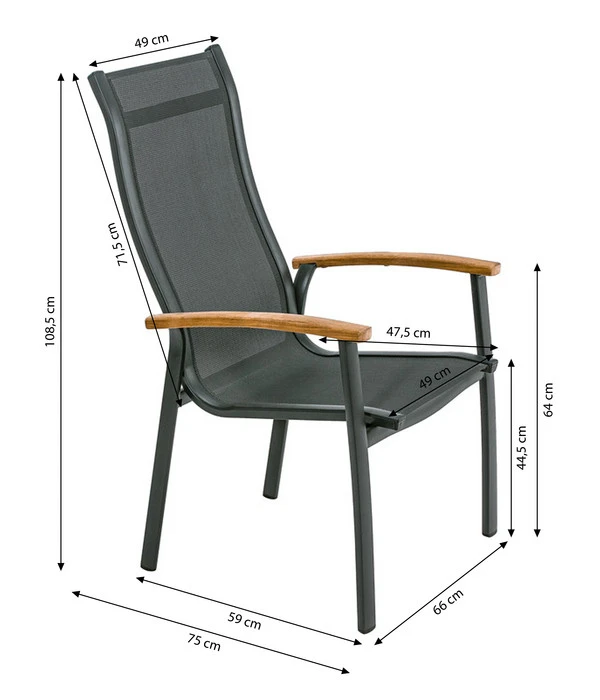Dehner Stapelstuhl Chicago Wood 7 Dehner Stapelstuhl Chicago Wood – Bild 5