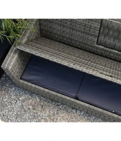 Dehner Flecht-Truhenbank Föhr, 3-Sitzer -Moderne Garten Mobel Geschaft 6704795 WE DE 002 TruhenbankFoehrNeu