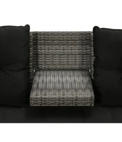 Dehner Flecht-Truhenbank Föhr, 3-Sitzer -Moderne Garten Mobel Geschaft 6704795 WE DE 004 TruhenbankFoehrNeu