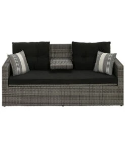 Dehner Flecht-Truhenbank Föhr, 3-Sitzer -Moderne Garten Mobel Geschaft 6704795 WE FS 003 TruhenbankFoehrNeu