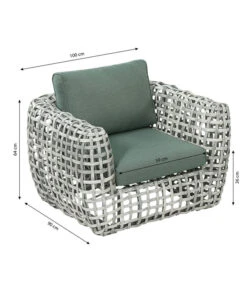 Dehner Flechtlounge Bali, 4-teilig -Moderne Garten Mobel Geschaft 6705305 6705321 WE BG 001 LoungeBaliSesselFinal