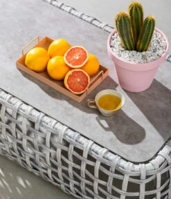 Dehner Flechtlounge Bali, 4-teilig -Moderne Garten Mobel Geschaft 6705305 WE MO 002 LoungeBaliFinal