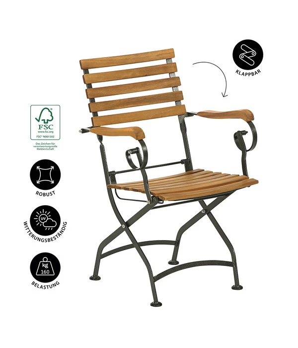 Dehner Klappsessel Tegernsee 6 Dehner Klappsessel Tegernsee – Bild 4