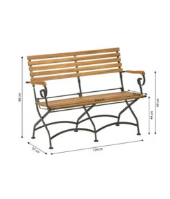 Dehner Klappbank Tegernsee, 2-Sitzer -Moderne Garten Mobel Geschaft 6708168 WE BG 001 BankTegernsee