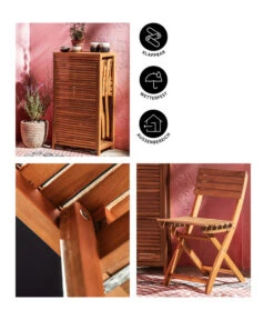 Dehner Balkonset Neapel, 3-teilig -Moderne Garten Mobel Geschaft 6712368 WE IG 001BalkonsetNeapelBraun