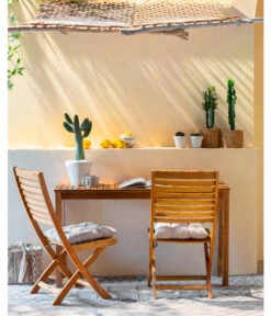 Dehner Balkontisch Macao, Ca. B142/H75/T40 Cm -Moderne Garten Mobel Geschaft 6712434 WE MO 001 BalkonGruppeMacao