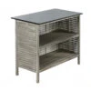Dehner Bartisch Southampton, Ca. B115/H105/T65 Cm -Moderne Garten Mobel Geschaft 6713390 WE FS 001 BarSouthamptonGrauNEU