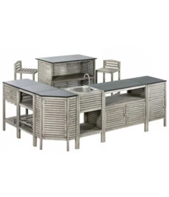 Dehner Eckschrank Southampton, Ca. B50/H90/T50 Cm -Moderne Garten Mobel Geschaft 6713390 WE FS 002 KuecheSouthampton 4