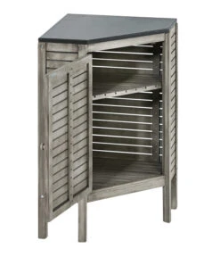 Dehner Eckschrank Southampton, Ca. B50/H90/T50 Cm -Moderne Garten Mobel Geschaft 6713531 WE FS 002 EckschrankSouthamptonGrau