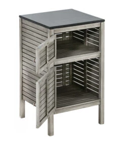 Dehner Schrank Southampton, Ca B50/H90/T50 Cm -Moderne Garten Mobel Geschaft 6713663 WE FS 002 SchrankSouthampton50Grau