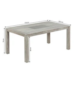 Dehner Tisch Stockholm, Ca. B170/H76/T92,5 Cm -Moderne Garten Mobel Geschaft 6714695 WE BG 001 TischStockholmFINAL