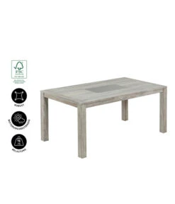 Dehner Tisch Stockholm, Ca. B170/H76/T92,5 Cm -Moderne Garten Mobel Geschaft 6714695 WE IG 001 TischStockholm