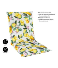 Dehner Niederlehnerpolster Menton, Ca. B105/H6/T50 Cm -Moderne Garten Mobel Geschaft 6726111 WE IG 001 HochlehnerPolsterMenton