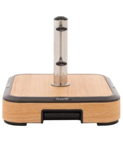 Doppler Schirmständer AluWood Trolley, 50 Kg -Moderne Garten Mobel Geschaft 6738017 WE FS 003 AluwoodSockel50kg