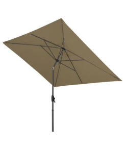 Doppler Kurbelschirm Basic Lift Neo, Rechteckig, Ca. B250/T200 Cm -Moderne Garten Mobel Geschaft 6739247 WE FS 002 BasicLiftNeo250greige