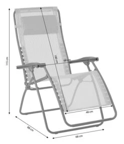 Lafuma Relaxsessel RSXA Clip, Batyline® -Moderne Garten Mobel Geschaft 6745681 WE BG 001 RelaxliegeRSXASeigleSW