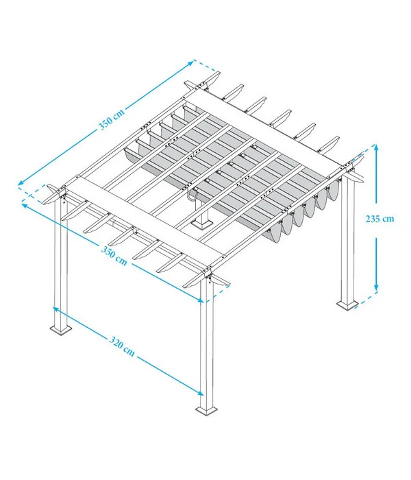 Paragon Pavillon Gazebo Florida 11x11 4 Paragon Pavillon Gazebo Florida 11x11 – Bild 2