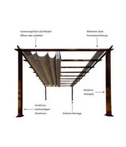 Paragon Outdoor Pavillon Florenz, Ca. B505/H236/T350 Cm 10 Paragon Outdoor Pavillon Florenz, Ca. B505/H236/T350 Cm -Moderne Garten Mobel Geschaft 6752927 WE IG 001 PergolaFlorenz11x16