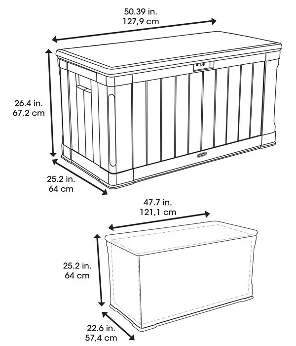 Lifetime Kissenbox, 440 L 4 Lifetime Kissenbox, 440 L – Bild 2