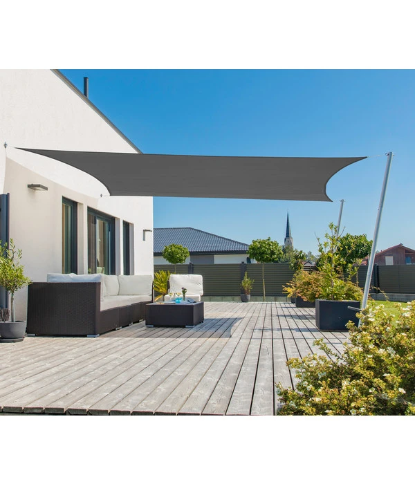 Windhager Sonnensegel Cannes, Rechteckig, Ca. B400/T300 Cm 3 Windhager Sonnensegel Cannes, Rechteckig, Ca. B400/T300 Cm