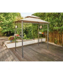 Siena Garden Pavillon BBQ, Ca. B90/H248/T127 Cm -Moderne Garten Mobel Geschaft 6776280 WE MO 001 PAVILLON BBQ RECHTECKIG