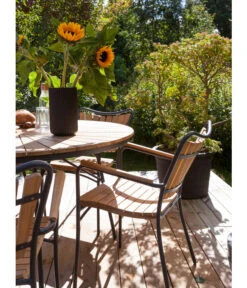 Cinas Stapelstuhl Ellen -Moderne Garten Mobel Geschaft 6843569 WE MO 002 EllenArmlehnstuhl