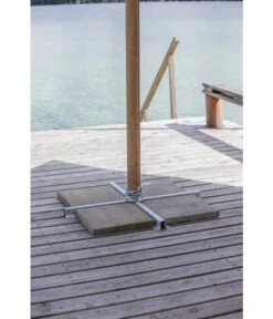 Dehner Ampelschirm Zypern, Holzoptik, Quadratisch, Ca. B300/T300 Cm -Moderne Garten Mobel Geschaft 6865562 WE DE 003 AmpelschirmZypernHellbraun