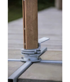 Dehner Ampelschirm Zypern, Holzoptik, Quadratisch, Ca. B300/T300 Cm -Moderne Garten Mobel Geschaft 6865562 WE DE 004 AmpelschirmZypernHellbraun