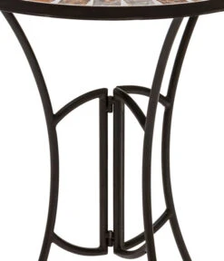 Dehner Mosaiktisch Grazia Halbrund, Ca. B60/H72,5/T31,5 Cm -Moderne Garten Mobel Geschaft 6875132 WE DE 002 TischGrazia