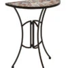 Dehner Mosaiktisch Grazia Halbrund, Ca. B60/H72,5/T31,5 Cm -Moderne Garten Mobel Geschaft 6875132 WE FS 001 TischGrazia