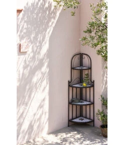 Dehner Mosaik Eckregal Diana, Ca. B33/H132,5/T33 Cm -Moderne Garten Mobel Geschaft 6875165 WE MO 002 EckregalMosaikDiana