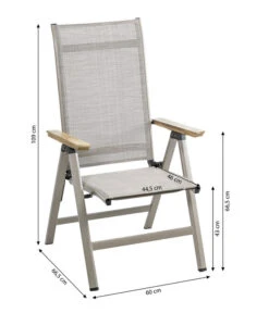 Dehner Klappsessel Cleveland, Hellbraun -Moderne Garten Mobel Geschaft 6894109 WE BG 001 KlappsesselCleveland