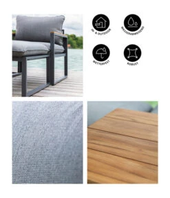 Dehner Balkonset Padua, 5-teilig -Moderne Garten Mobel Geschaft 6894174 WE IG 001 BALKONSETPADUA