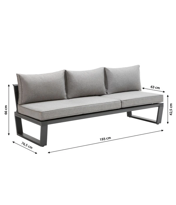 Dehner Liegenset Bellevue, 3-teilig 11 Dehner Liegenset Bellevue, 3-teilig – Bild 9