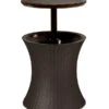 Keter Beistelltisch Pacific Cool Bar, Ca. Ø49,5/H57-82,5 Cm -Moderne Garten Mobel Geschaft 6894877 WE FS 001 pacificcoolbar