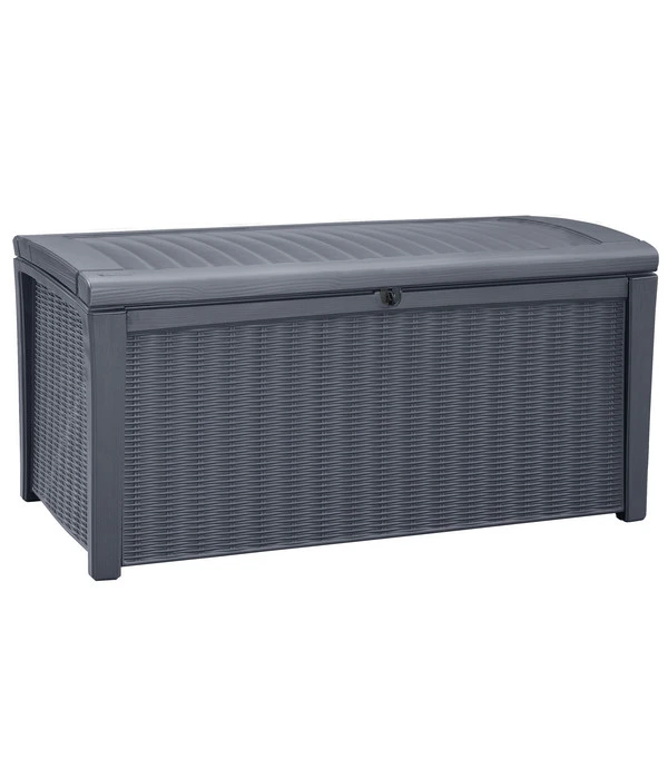 Keter Aufbewahrungsbox Borneo, 416 Liter, Ca. B130/H63/T70 Cm 3 Keter Aufbewahrungsbox Borneo, 416 Liter, Ca. B130/H63/T70 Cm