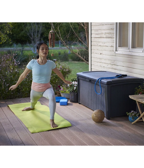 Keter Aufbewahrungsbox Borneo, 416 Liter, Ca. B130/H63/T70 Cm 5 Keter Aufbewahrungsbox Borneo, 416 Liter, Ca. B130/H63/T70 Cm – Bild 3