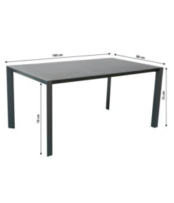 Dehner Alutisch Cleveland, Ca. B160/H75/T90 Cm -Moderne Garten Mobel Geschaft 6895353 WE BG 001 AlutischCleveland