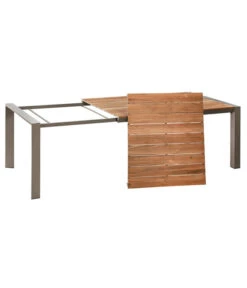 Dehner Holz-Ausziehtisch Cleveland, Ca. B160-240/H76/T101 Cm -Moderne Garten Mobel Geschaft 6895387 WE FS 003 AusziehtischClevelandGrauNEU