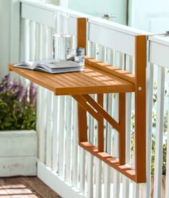 Dehner Balkonhängetisch, Ca. B90/H65/T41,7 Cm -Moderne Garten Mobel Geschaft 6897748 WE MO 001 DehnerBalkonklapptischStavanger