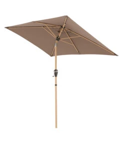 Doppler Sonnenschirm Aluwood Ultra, Rechteckig, Ca. B210/T140 Cm 10 Doppler Sonnenschirm Aluwood Ultra, Rechteckig, Ca. B210/T140 Cm -Moderne Garten Mobel Geschaft 6910426 WE FS 005 AluWoodAutoTiltUltra210x140Greige