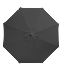 Doppler Sonnenschirm Aluwood Ultra, Rund, Ca. Ø350 Cm -Moderne Garten Mobel Geschaft 6910483 WE DE 001 AluWood350Anthrazit