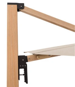 Doppler Pendelschirm Aluwood XL, Rechteckig, Ca. B400/T300 Cm -Moderne Garten Mobel Geschaft 6910533 WE DE 001 PendelschirmAluWoodXL400x300Esche