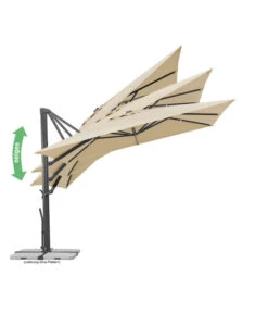 Schneider Ampelschirm Rhodos Smart, Quadratisch, Ca. B300/T300 Cm -Moderne Garten Mobel Geschaft 6953384 6953434 WE IG 003 SchneiderAmpelschirmRhodosSmart