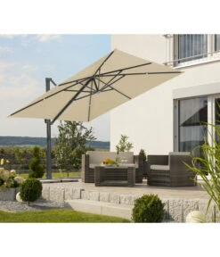 Schneider Ampelschirm Rhodos Smart, Quadratisch, Ca. B300/T300 Cm -Moderne Garten Mobel Geschaft 6953384 WE MO 001 SchneiderAmpelschirmRhodosSmartnatur