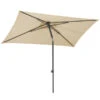 Schneider Sonnenschirm Sevilla, Rechteckig, Ca. B240/T140 Cm -Moderne Garten Mobel Geschaft 6953475 WE FS 001 SchneiderSonnenschirmSevillanatur